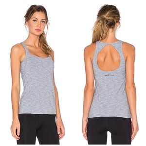 Lorna Jane 🌿 Liberty Cut-Out Back Heathered Tank